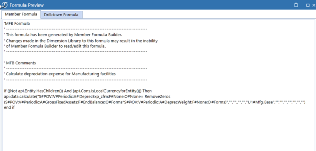 Formula Build Process