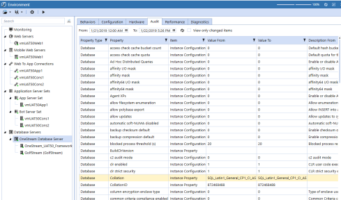 Database Servers (Connection Items)