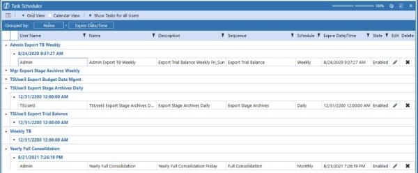 Task Scheduler Details