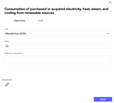 The Data Entry tab displays 