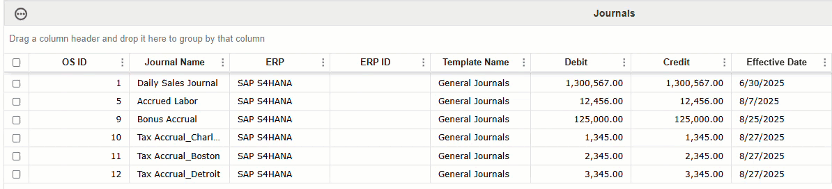 Grid Toolbar