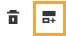 Inject Content Block button is an icon with two blocks and a plus sign.