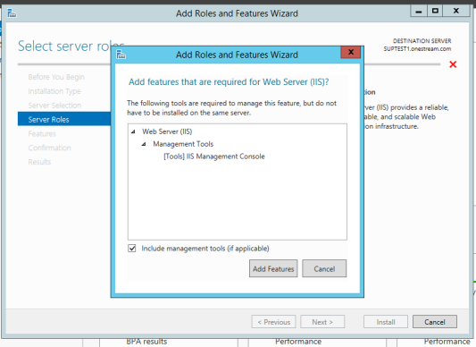 Web Server Requirements and Considerations