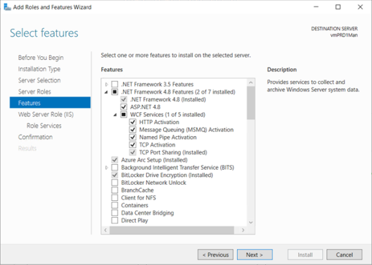 Web Server Requirements and Considerations