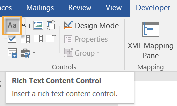 Creating a Document in Microsoft Word