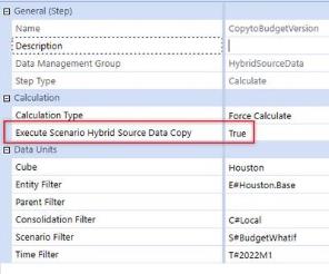 Calcultion Settings