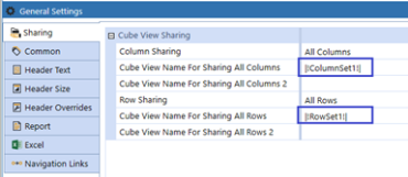Blue rectangle boxes on Column Set 1 and Row Set 1 parameters.