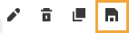 Apply Selected ColorSet to Application Foundation button is a floppy disk.