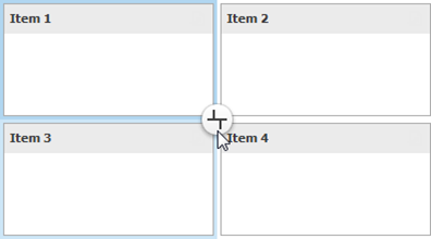 BI Dashboard Items Layout