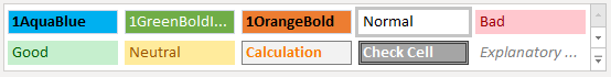 Selection Styles for Cube Views