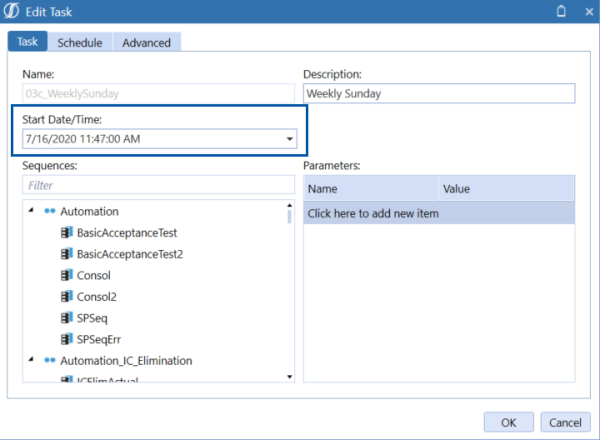 Task Scheduler Details