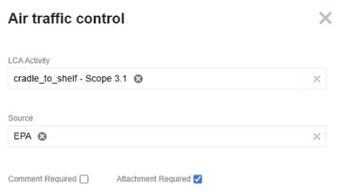 The slide-out panel displays with property selections