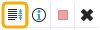 The Profiler Events icon is an opened file image flat design style